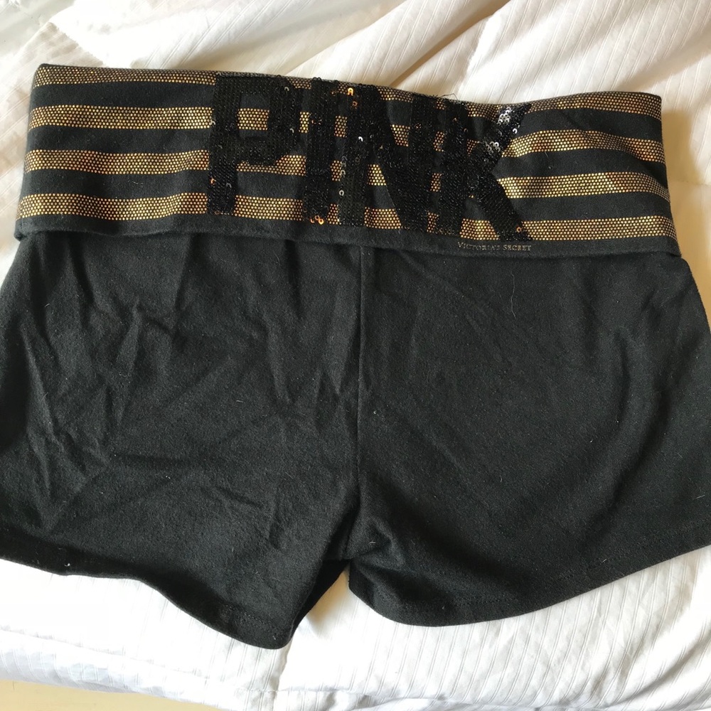 PINK yoga shorts